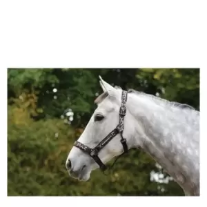 Image of Weatherbeeta Leopard Headcollar - Brown