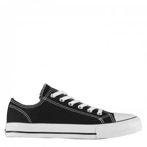 Image of SoulCal Canvas Low Mens Trainers - Black