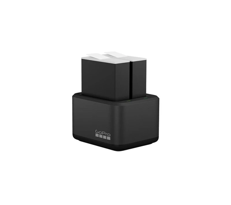 Image of GOPRO Dual Battery Charger with 2 Enduro Lithium-ion Batteries, Black 810116382361