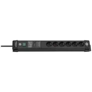Image of Brennenstuhl 1951160401 Surge protection power strip Black PG connector