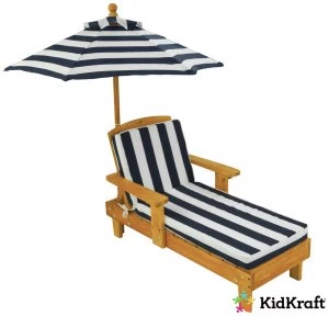 Image of KidKraft Outdoor Chaise With Umbrella