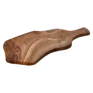 Image of Olivia's Kyra Olive Wood Large Serving Board with Handle