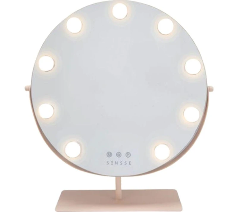 Image of SENSSE SNHM02 Hollywood Light Up LED Mirror - Nude, Cream 5020260115790