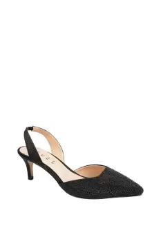 Image of 'Mallow' Satin Pointed-Toe Shoes