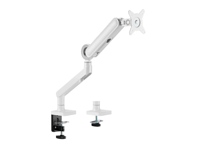 Image of LevelOne Equip 650185 17-35 Premium Monitor Desk Mount Bracket; White