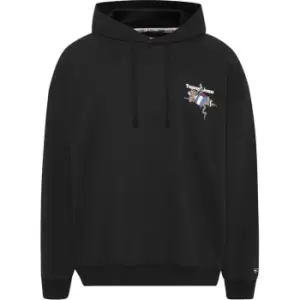 Image of Tommy Jeans Tjm Oversized Sport-Tee Hoodie - Black