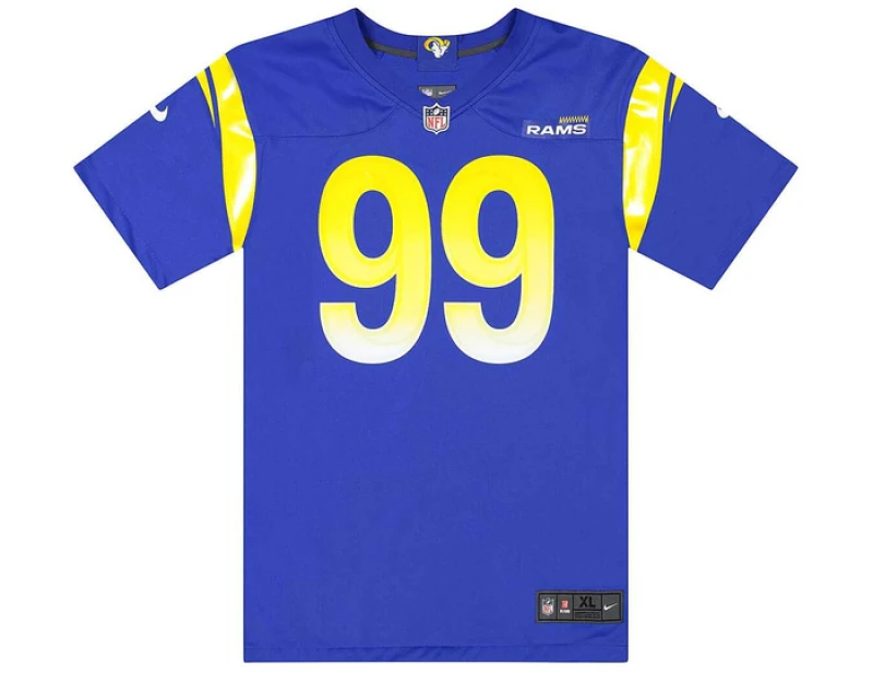 Image of Nike Nfl La Rams Aaron Donald 99 Home Jersey Blue S