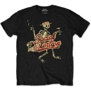 Image of Social Distortion Vintage 1979 Mens Black T Shirt: Small