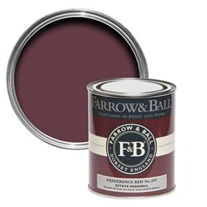 Image of Farrow & Ball Estate Preference red No. 297 Eggshell Metal & wood Paint 0.75L