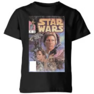 Image of Star Wars Classic Comic Book Cover Kids T-Shirt - Black - 3-4 Years