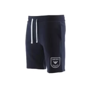 Image of Emporio Armani Loungewear Marine Blue Bermuda Shorts