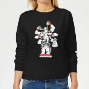 Image of Marvel Deadpool Multitasking Womens Sweatshirt - Black