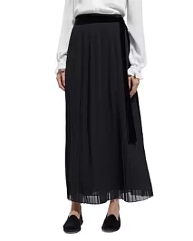 Image of The Kooples Pleated Maxi Skirt