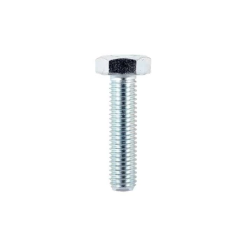 Image of M16 x 70mm Hexagon Head Tensile Zinc Set Screw Grade 8.8 - 25 - Timco
