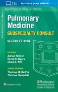 Image of washington manual pulmonary medicine subspecialty consult