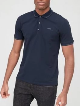 Image of Hugo Boss Dinoso 211 Polo Shirt Navy Size M Men