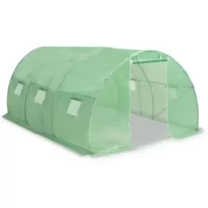Image of Vidaxl - Greenhouse 13.5m² 450x300x200cm Green