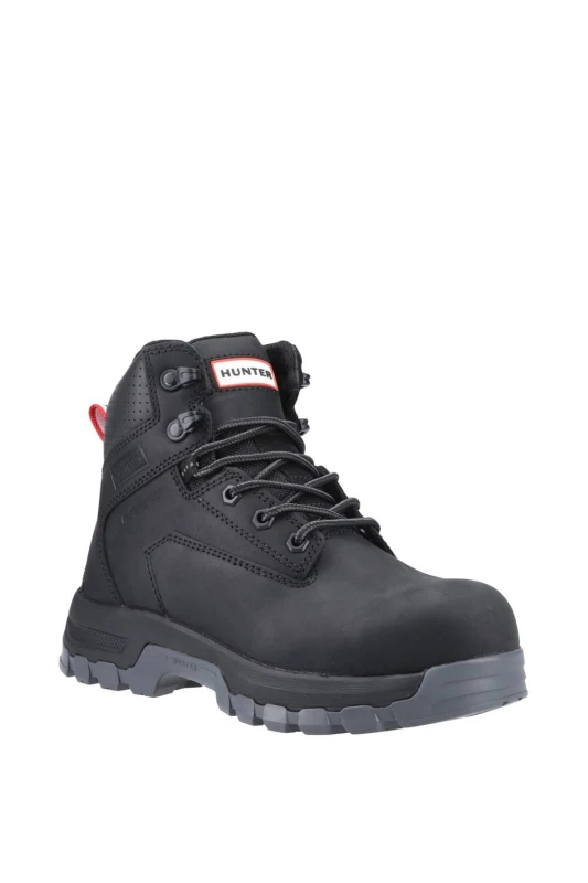 Image of Hunter Womens Gale Safety Boot in Black Size: 3 Black Female 3