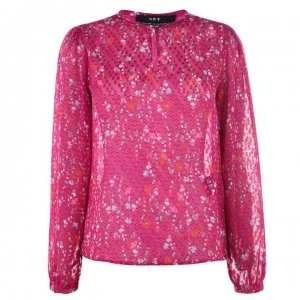 Image of SET Round Neck Tunic - 0345 Pink Blue