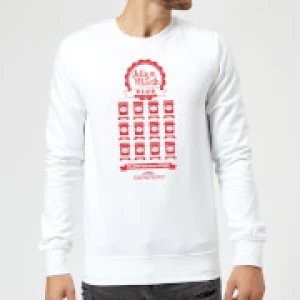 Image of National Lampoon Jelly Of The Month Club Christmas Sweatshirt - White - L