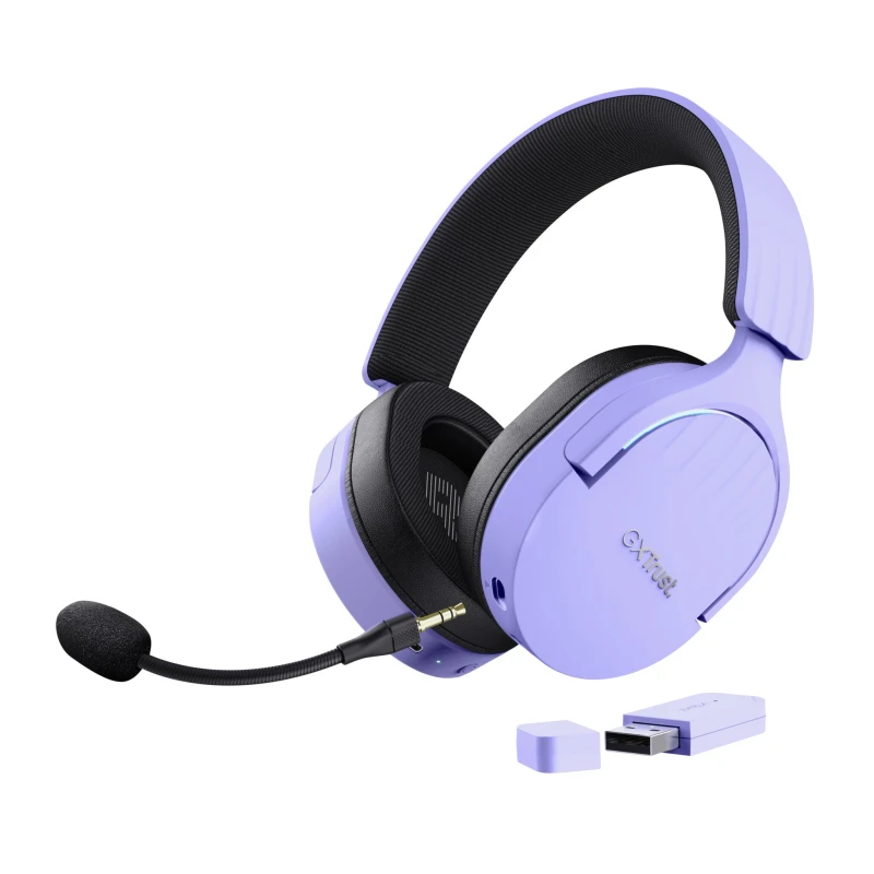 Image of Trust Trust GXT Fayzo PS5 Wireless Gaming Headset - Purple