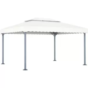 Image of Vidaxl - Gazebo 400x300cm Cream Aluminium Cream