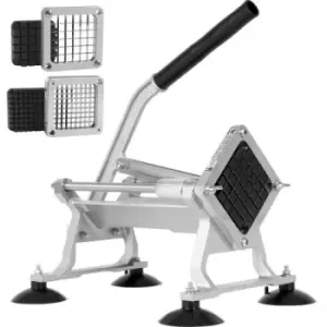 Image of VEVOR French Fry Cutter, Potato Slicer with 1/2-Inch and 3/8-Inch Stainless Steel Blades, Manual Potato Cutter Chopper with Suction Cups, Great for Po