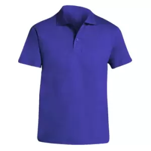 Image of SOLS Mens Prescott Jersey Short Sleeve Polo Shirt (S) (Royal Blue)