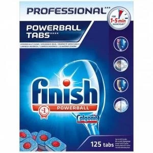 Image of Finish Professional Powerball Dishwasher Tablets Pack of 125 RB088851