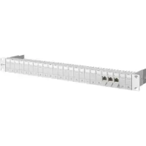 Image of Metz Connect 130920-E 24 ports Network patch panel 483mm (19) CAT 6A 1 U Multicolour