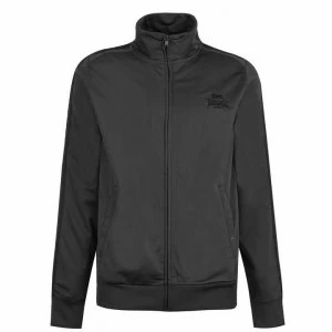 Image of Lonsdale Track Jacket Mens - Charcoal/Black