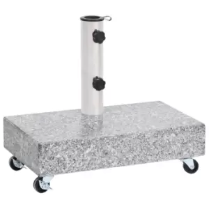 Image of VidaXL Umbrella Base Light Grey 45x25x8.3cm Granite