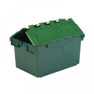 Image of Slingsby VFM Green 80 Litre Plastic Container With Lid 306604
