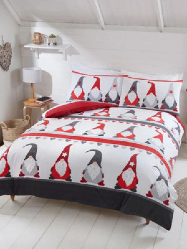 Image of Festive Gonks Duvet Set - Double, Multi GONKSXDOUBMULT