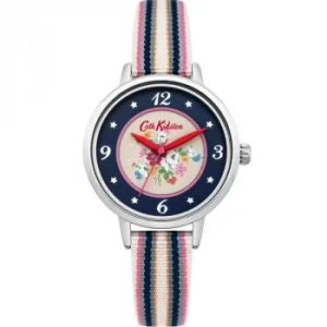 Image of Ladies Cath Kidston Clifton Rose Woven Strap Watch