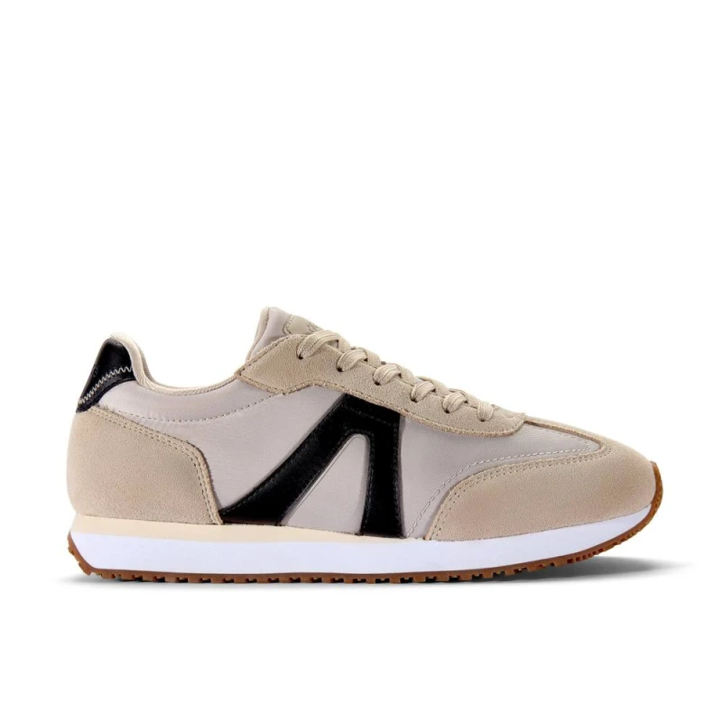 Image of Clarks Womens Calo Run Beige Combination Trainers Size: 6-Standard Fit Beige Female 6-Standard Fit