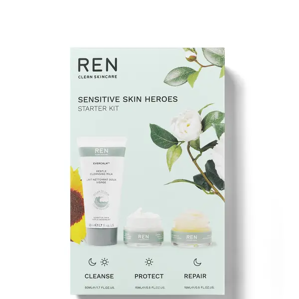 Image of REN Clean Skincare Sensitive Skin Heroes Starter Kit