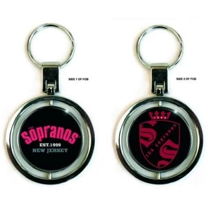 Image of The Sopranos - Collegiate & Crest Keychain