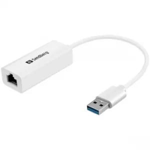Image of Sandberg USB 3.0 Gigabit Network Adapter, 5 Year Warranty