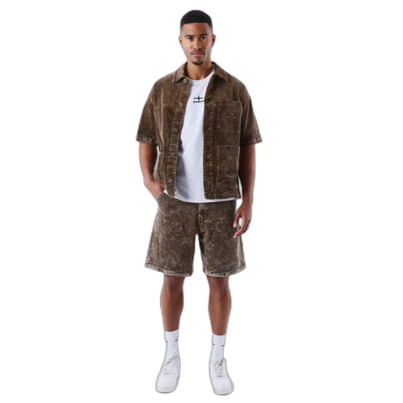Image of Project X Paris Corduroy shorts Project X Paris Beige Male L