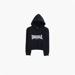 Image of Lonsdale Logo Hoodie - Black