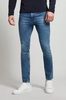 Image of Mens Skinny Fit Tinted Jeans
