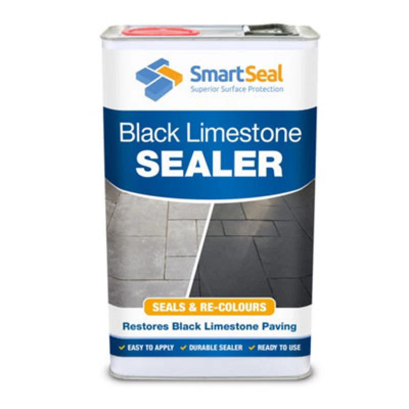 Image of Smartseal Limestone Sealer Black, Limestone & Slate Sealer, 5L, Black 5.061E+12