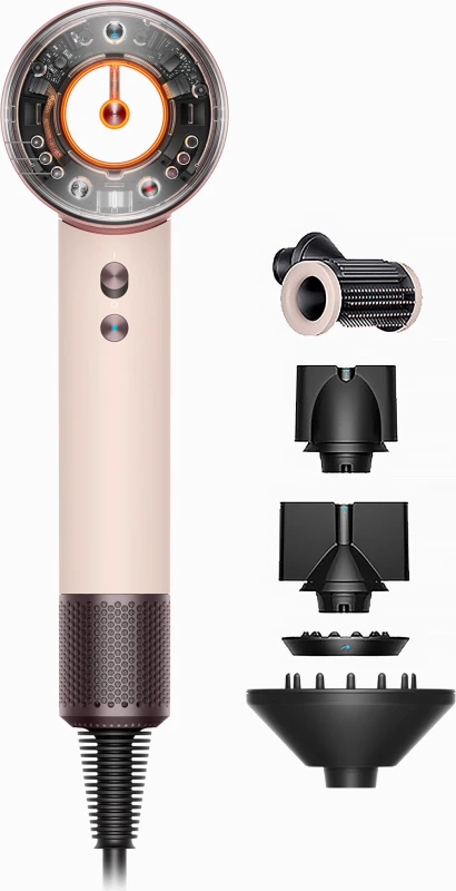 Image of Dyson Supersonic Nural Straight+Wavy Hair Dryer - Ceramic Pink / Rose Gold