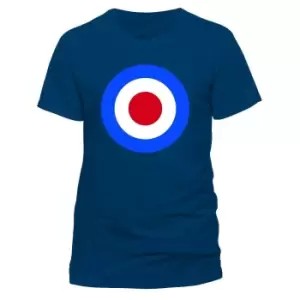 Image of Pyramid International Unisex Adult Mod Target T-Shirt (XL) (Navy)