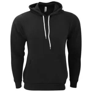 Image of Bella + Canvas Unisex Pullover Polycotton Fleece Hooded Sweatshirt / Hoodie (M) (Black)