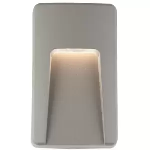 Image of Saxby Severus cct LED Outdoor Surface Mounted Wall Guide Light Grey 3000/4000/6500K IP65