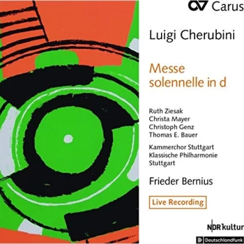 Image of Ruth Ziesak; Christa Mayer; Christoph Genz; Frieder Bernius - Luigi Cherubini: Messe Solennelle in D CD