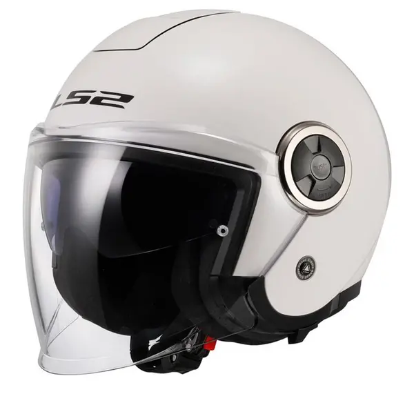 Image of LS2 OF620 Classy Solid White Jet Helmet Size M