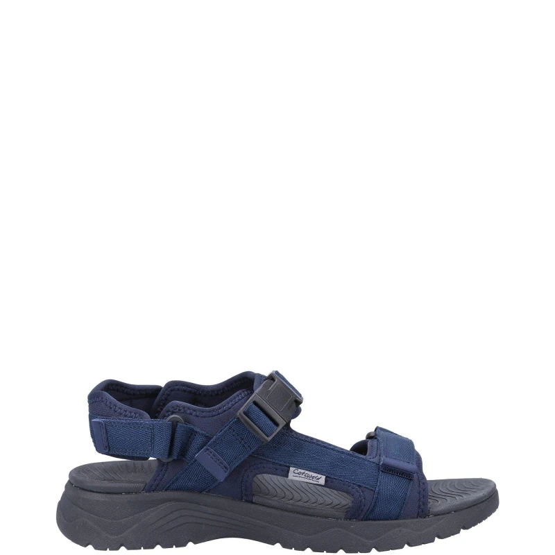 Image of Cotswold Mens Buckland Summer Walking Sandals UK Size 10 (EU 44) NAVY COT770-NAVY-10